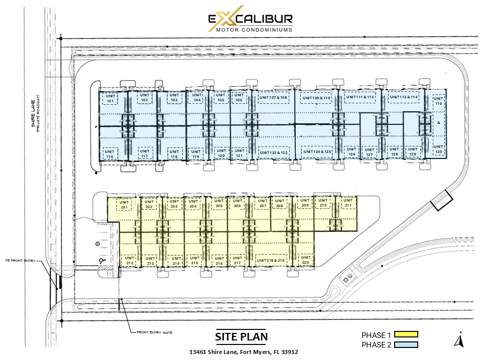 EXCALIBUR P-2 FINAL 2-20-2025 52 Unit Top View Of Building
